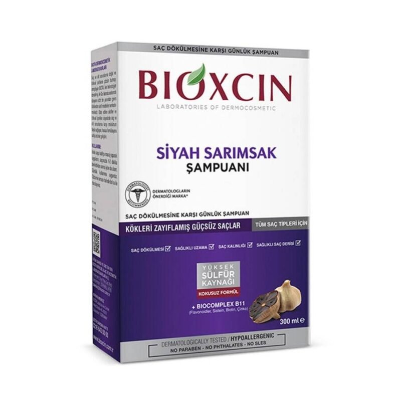 BIOXCIN SİYAH SARIMSAKLI ŞAMPUAN 300 ML