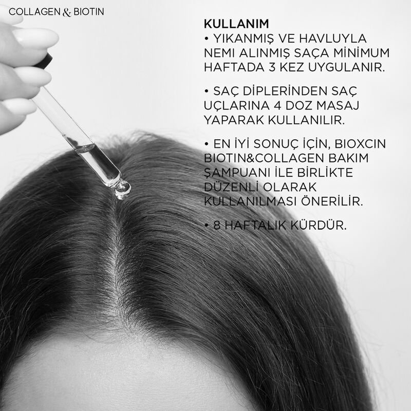 BIOXCIN Collagen Biotin Saç Serumu 100 ml - Görsel 2