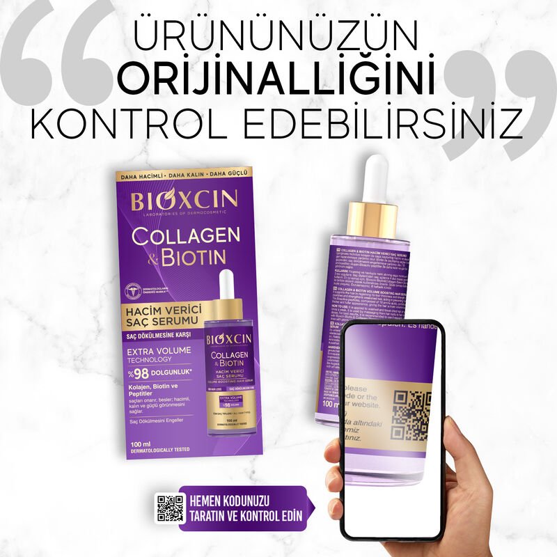 BIOXCIN Collagen Biotin Saç Serumu 100 ml - Görsel 3